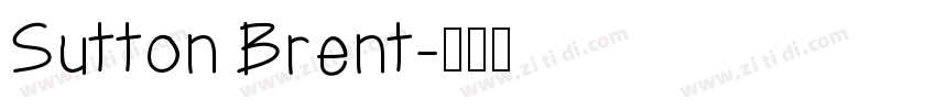 Sutton Brent字体转换
